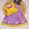 Ajd 8084 Russian Dola Silk Lehenga With Blouse Wholesalers In Delhi
